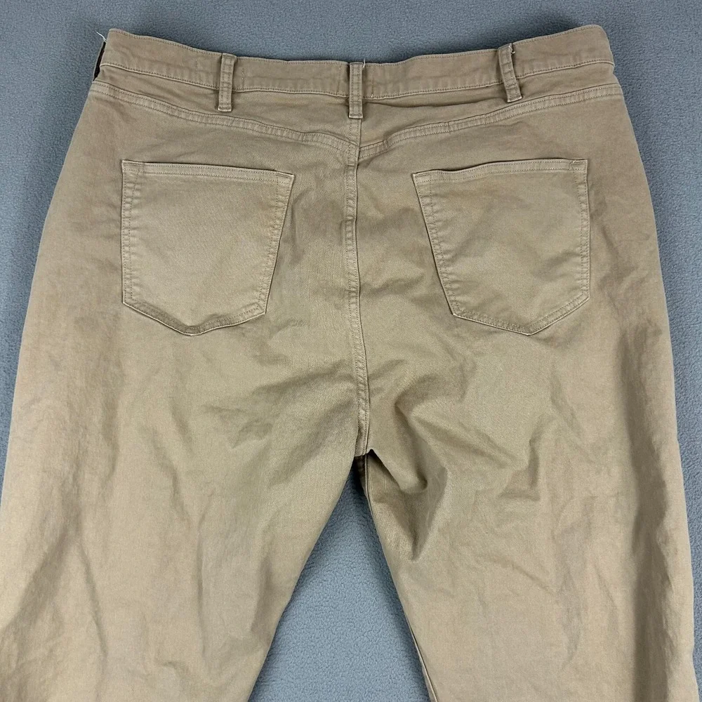 Flint And Tinder Pants Mens‎ 40x30 Tan Chino Tapered Fit Stretch Work Casual